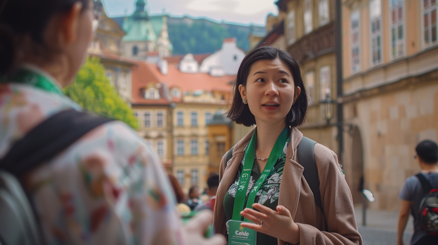 qinlou_A_professional_Czech_woman_tour_guide_with_a_guide_pas_667e047b-0c98-4196-a2a6-6b5ae8d19cae_3